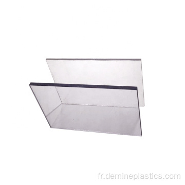 Feuille de polycarbonate en plastique transparent de coupe personnalisée